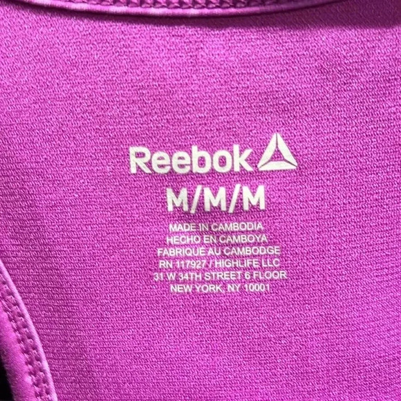 Reebok High Impact Wide racerback,scoop neck,removable pads,full coverage,Logo - Picture 3 of 6